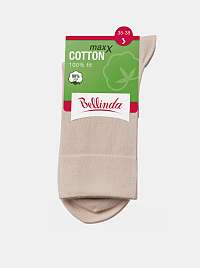 COTTON MAXX LADIES SOCKS - Dámske bavlnené ponožky - béžové