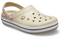 Crocs béžové unisex šľapky Crocband Cobblestone/Walnut
