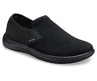 Crocs čierne pánske slip on Crocs Reviva Suede SlipOn Black -