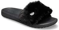 Crocs čierne šľapky Crocs Sloane Luxe Slide Black -