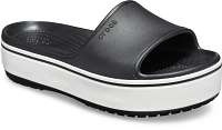 Crocs čierne šľapky na platforme Crocband Platform Slide