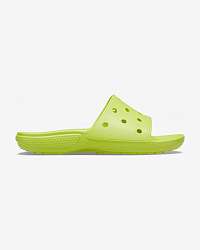 Crocs Classic Šľapky Zelená Žltá