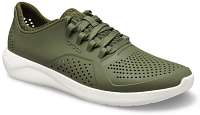 Crocs khaki pánske tenisky LiteRide Pacer Army Green/White -