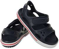 Crocs modré chlapčenské sandále Crocband II Sandal PS Navy