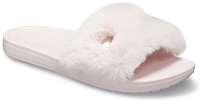 Crocs púdrové šľapky Crocs Sloane Luxe Slide Barely Pink -