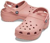 Crocs púdrové topánky Classic Platform Clog W Pale Blush