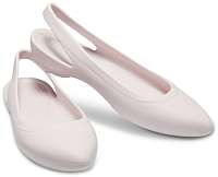 Crocs ružové balerínky Eve Slingback Barely Pink - W11