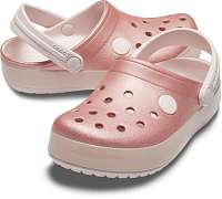 Crocs ružové dievčenské šľapky Crocband Ice Pop Clog Barely Pink