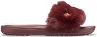Crocs vínové šľapky Crocs Sloane Luxe Slide Burgundy -