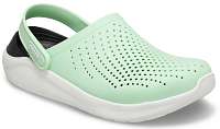 Crocs zelené topánky LiteRide Clog Neo Mint/Almost White