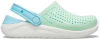 Crocs zelené unisex topánky LiteRide Clog Neo Mint/White