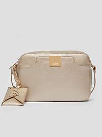 Dámska malá crossbody kabelka v zlatej farbe Liu Jo