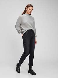 Dámske - Bavlnený pletený sveter Grey