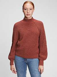 Dámske - Bavlnený pletený sveter Red