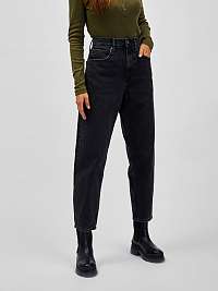 Dámske čierne džínsy GAP s vysokým strihom Washwell