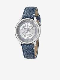 Dámske hodinky s modrým textilným remienkom Pepe Jeans