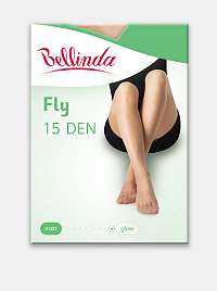 Dámské punčocháče FLY PANTYHOSE 15 DEN - Jemné strečové punčochové kalhoty - almond