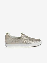 Dámske slip on tenisky v zlatej farbe Geox Blomiee