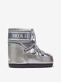 Dámske snehule v striebornej farbe Moon Boot Icon Low Glance