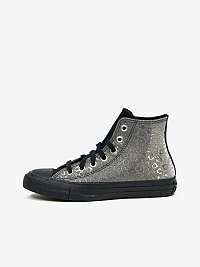 Dámske vzorované tenisky Converse v striebornej farbe