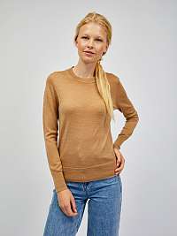 Dámsky ľahký béžový sveter z vlny Merino GAP