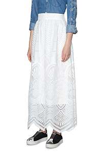 Desigual biela maxi sukňa Lyon France 