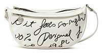 Desigual biele crossbody kabelka Bols Frases Luisiana Medium