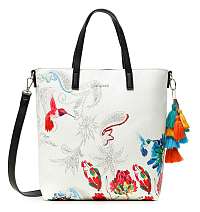 Desigual biele kabelka Bols Paisley Deconstructed Nerima