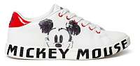 Desigual biele tenisky Shoes Cosmic Mickey