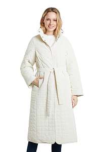 Desigual biele zimné prešívaná kabát Granollers