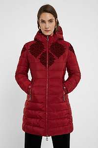 Desigual červené kabát Padded Lena