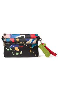 Desigual čierna crossbody kabelka Bols Arty Cooper