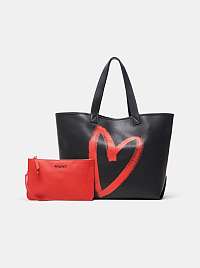 Desigual čierna multifunkčná obojstranná kabelka Amasenti Namibia Reversible