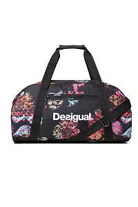Desigual čierna športová taška Bols Sofia Gymbag Patch