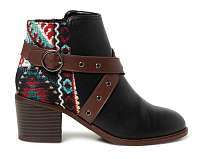 Desigual čierne členkové topánky Shoes Alaska Tapestry