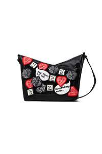 Desigual čierne crossbody kabelka Bols Magpie Harry Mini