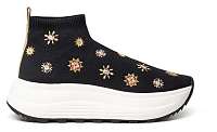 Desigual čierne ponožkové tenisky na platforme Shoes Spice Juliette