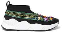 Desigual čierne ponožkové tenisky Shoes Sock Beads