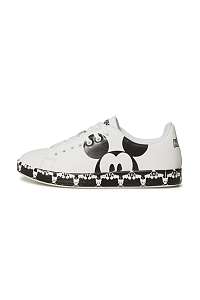 Desigual čierno-biele tenisky Shoes Cosmic Mickey