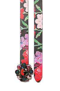 Desigual dámsky obojstranný opasok Bel Sporty Flower Reversible