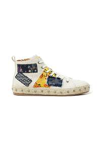 Desigual farebné členkové tenisky Shoes Deia Hight Patch