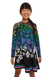 Desigual farebné dievčenské šaty Vest Saltillo - 13/14
