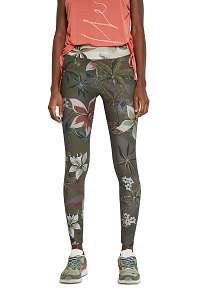 Desigual farebné športové legíny Legging Camoflower