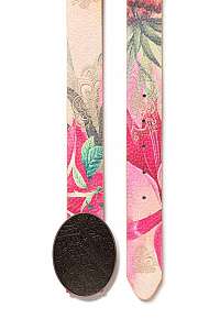 Desigual farebný obojstranný opasok Belt Sunset Mandala Reversible