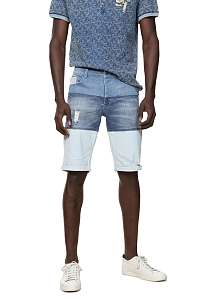 Desigual modré džínsové pánske kraťasy Denim Masali -