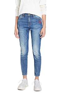 Desigual modré džínsy Denim Alba Denim Medium Wash