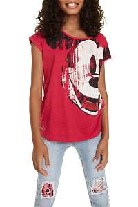 Desigual ružové dievčenské tričko TS Earwig