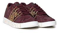 Desigual vínové/bordové tenisky Shoes Cosmic India
