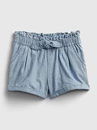 Detské kraťasy chamb utility chambray utility pull-on shorts Modrá