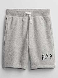Detské kraťasy GAP Logo pull-on shorts Šedá